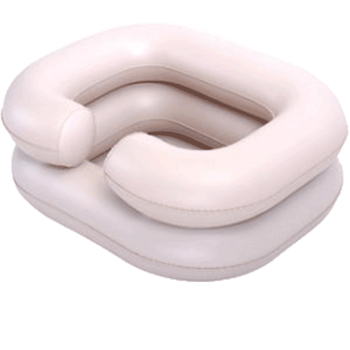 Gumové umyvadla na vlasy