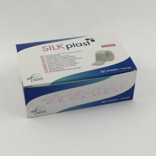 Zarys Silkplast náplast z hedvábí 1,25 cm x 9,14 m 24 ks
