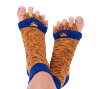 Adjustační ponožky ORANGE/BLUE M (vel. 39-42)