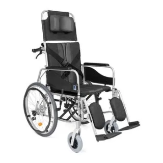 Timago Stable ALH008 Invalidní vozík polohovací 42 cm barva černo-šedá