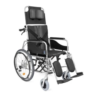 Timago Stable ALH008 Invalidní vozík polohovací 49 cm barva černo-šedá